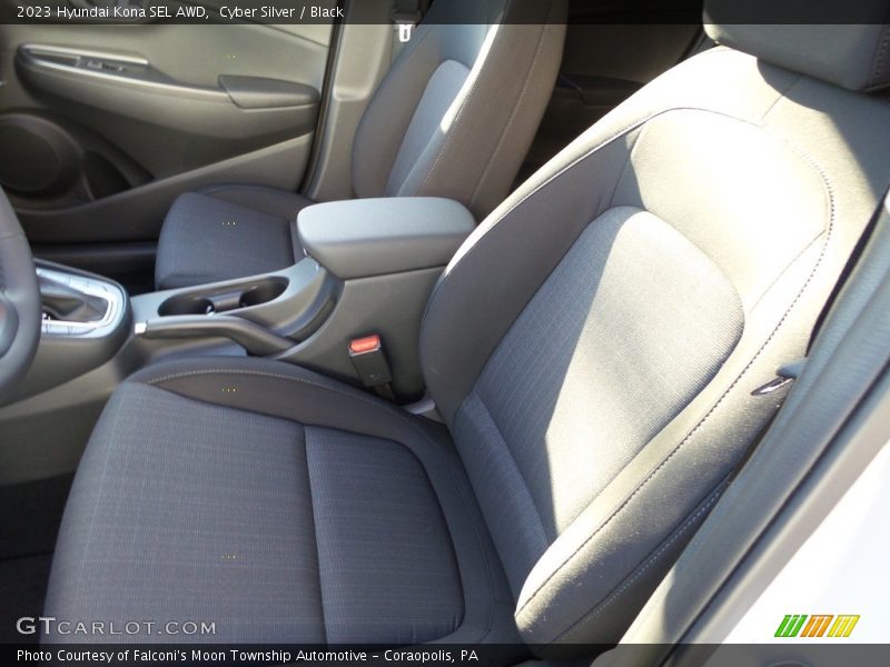 Cyber Silver / Black 2023 Hyundai Kona SEL AWD