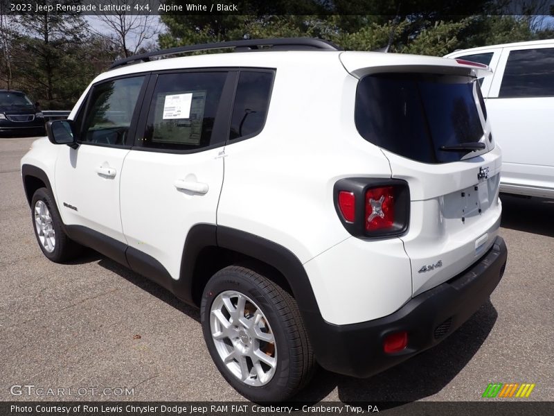 Alpine White / Black 2023 Jeep Renegade Latitude 4x4