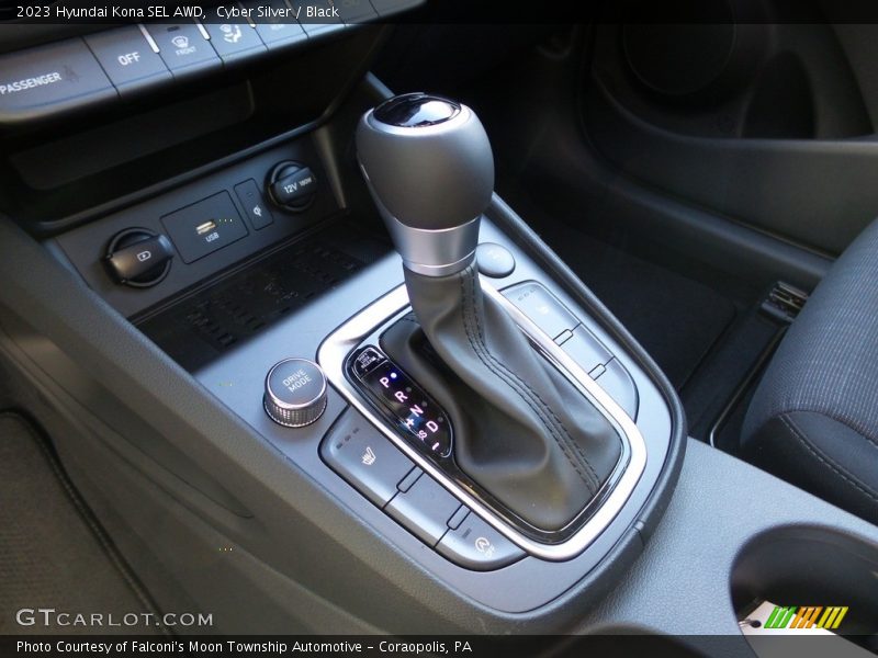Cyber Silver / Black 2023 Hyundai Kona SEL AWD