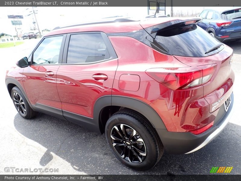 Crimson Metallic / Jet Black 2023 Chevrolet TrailBlazer LT