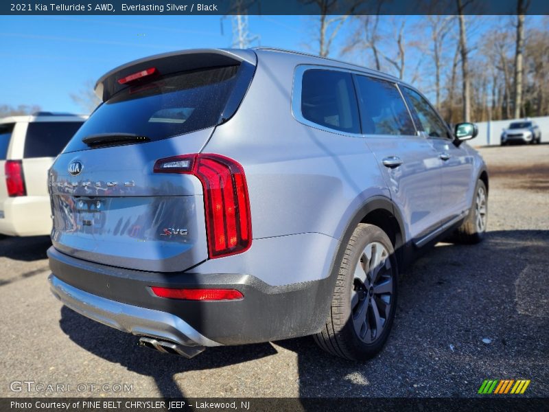 Everlasting Silver / Black 2021 Kia Telluride S AWD
