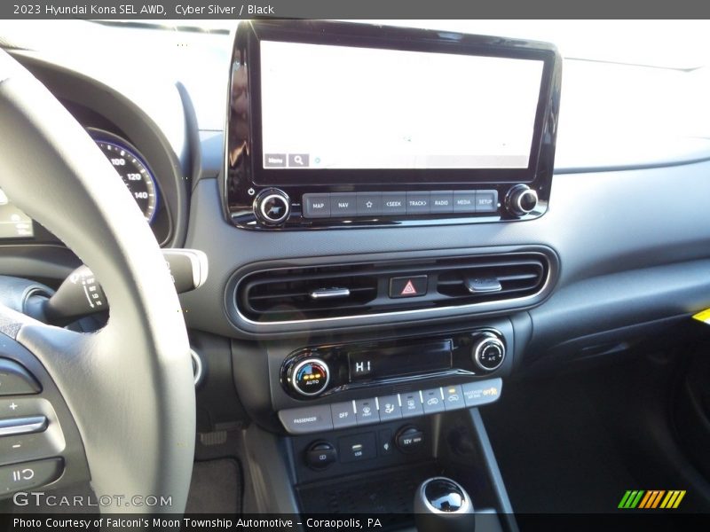 Cyber Silver / Black 2023 Hyundai Kona SEL AWD