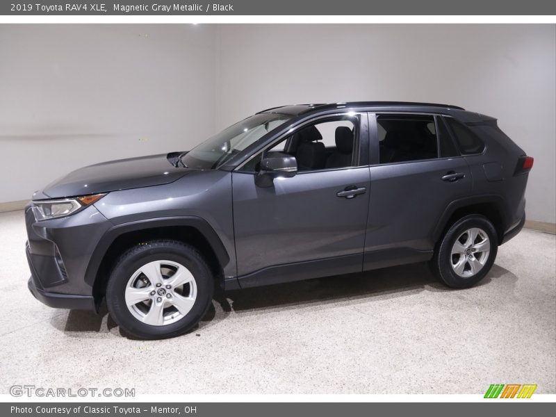 Magnetic Gray Metallic / Black 2019 Toyota RAV4 XLE