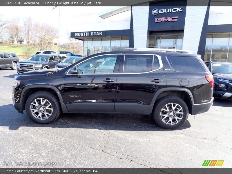 Ebony Twilight Metallic / Jet Black 2020 GMC Acadia SLE