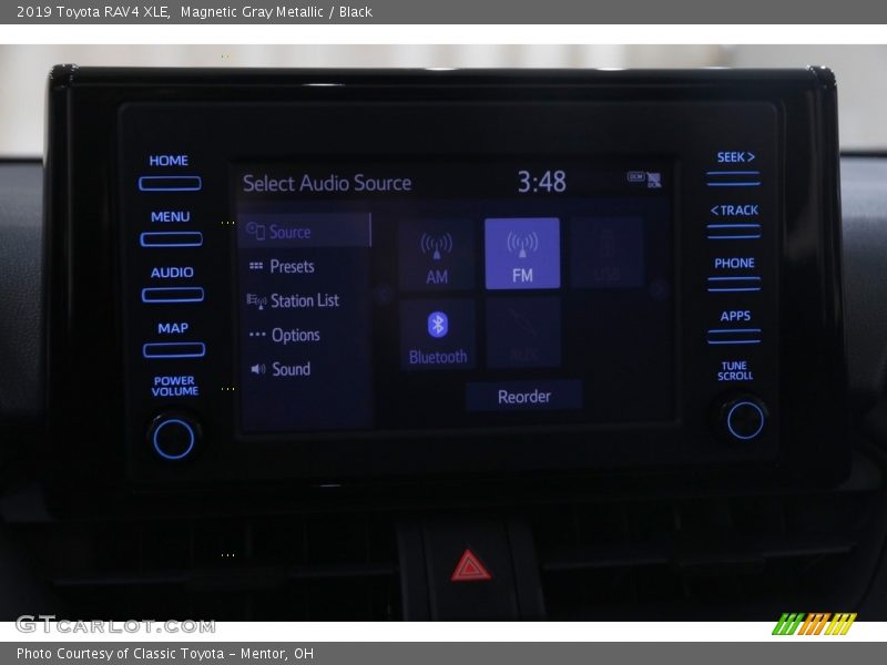 Magnetic Gray Metallic / Black 2019 Toyota RAV4 XLE