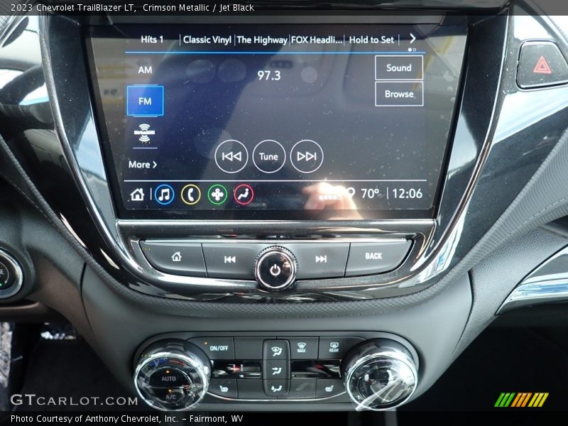 Crimson Metallic / Jet Black 2023 Chevrolet TrailBlazer LT