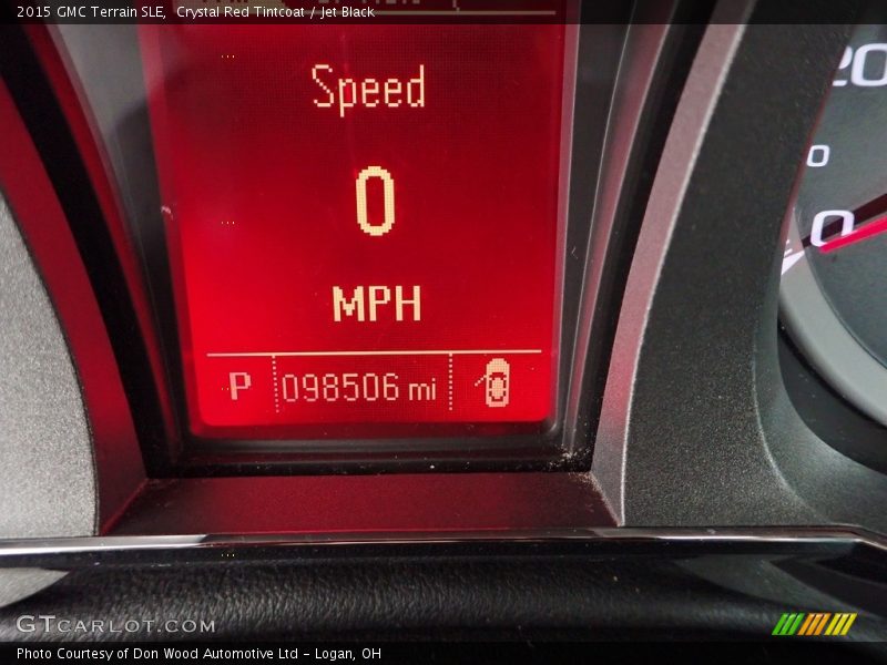 Crystal Red Tintcoat / Jet Black 2015 GMC Terrain SLE