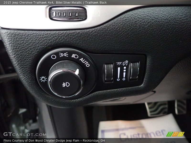 Billet Silver Metallic / Trailhawk Black 2015 Jeep Cherokee Trailhawk 4x4