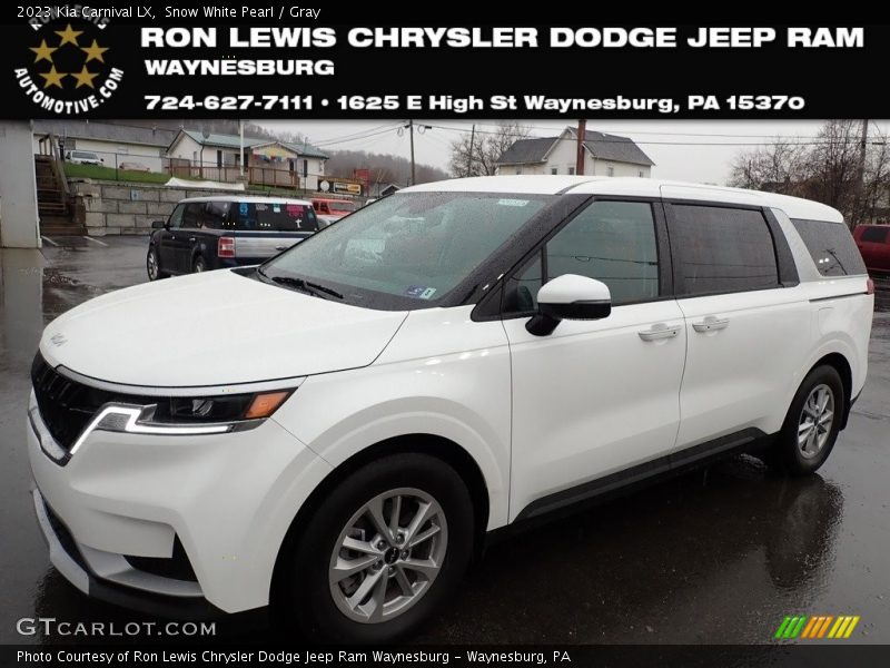 Snow White Pearl / Gray 2023 Kia Carnival LX