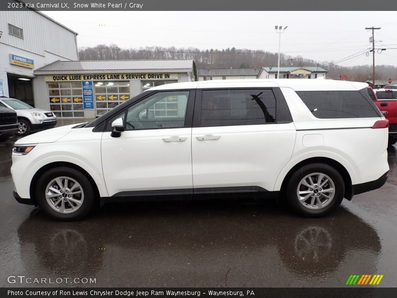 Snow White Pearl / Gray 2023 Kia Carnival LX