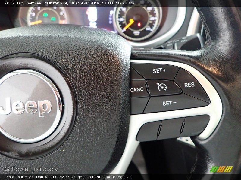 Billet Silver Metallic / Trailhawk Black 2015 Jeep Cherokee Trailhawk 4x4