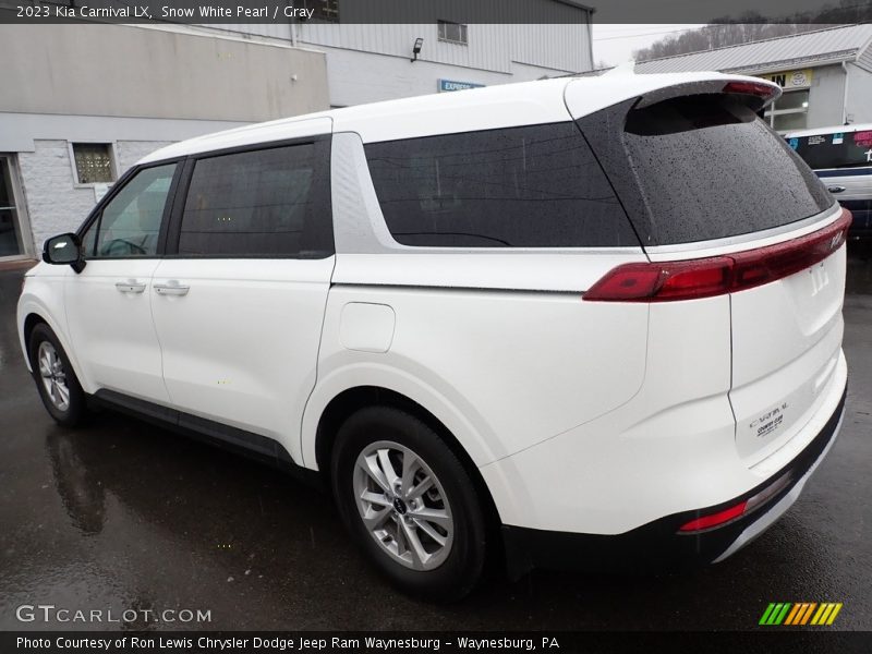 Snow White Pearl / Gray 2023 Kia Carnival LX