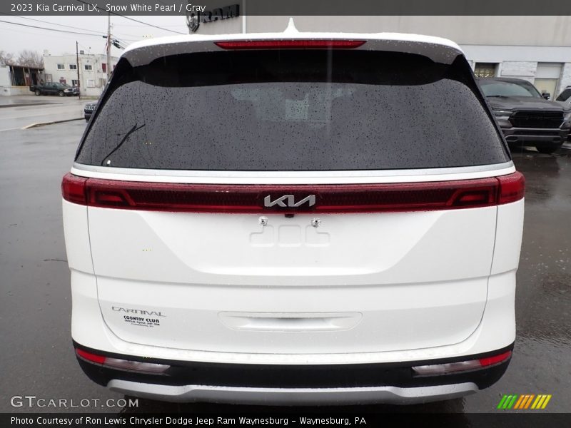 Snow White Pearl / Gray 2023 Kia Carnival LX