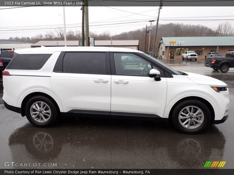 Snow White Pearl / Gray 2023 Kia Carnival LX