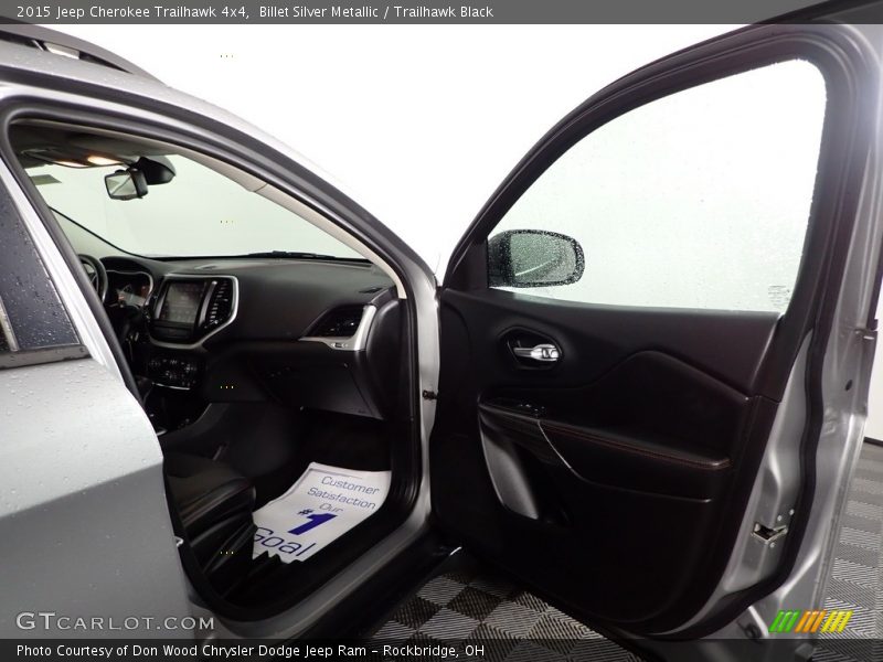 Billet Silver Metallic / Trailhawk Black 2015 Jeep Cherokee Trailhawk 4x4