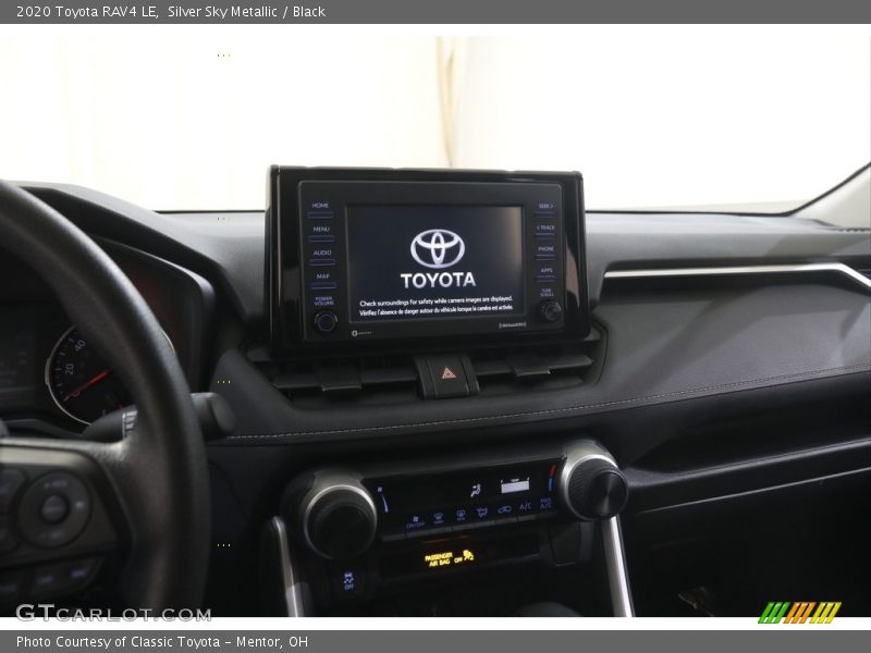 Silver Sky Metallic / Black 2020 Toyota RAV4 LE