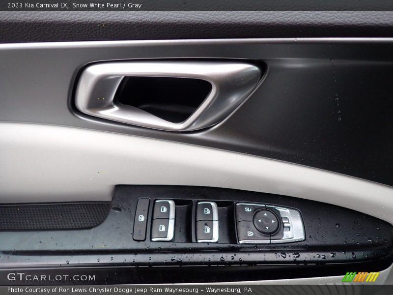 Snow White Pearl / Gray 2023 Kia Carnival LX