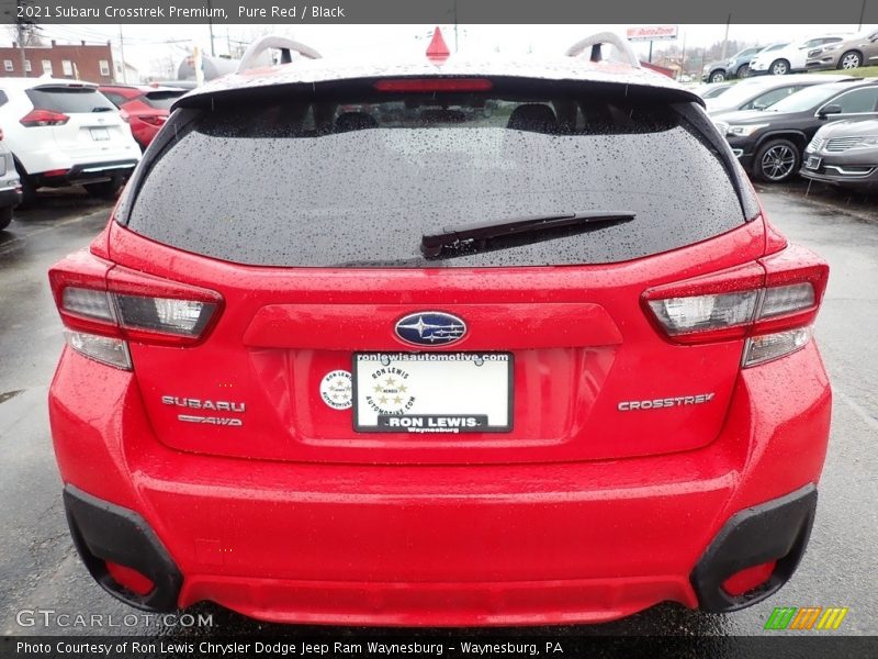 Pure Red / Black 2021 Subaru Crosstrek Premium
