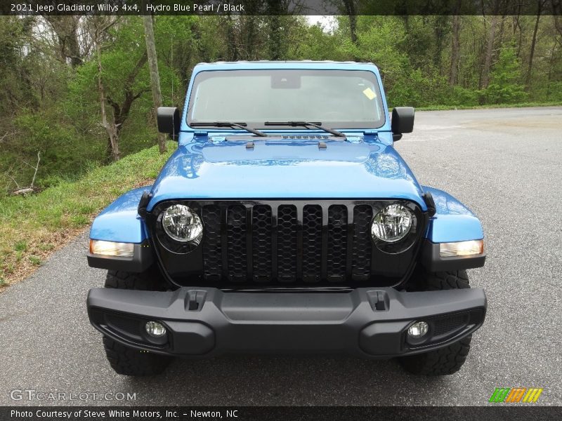 Hydro Blue Pearl / Black 2021 Jeep Gladiator Willys 4x4