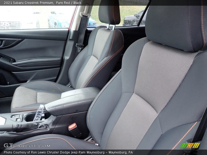 Front Seat of 2021 Crosstrek Premium