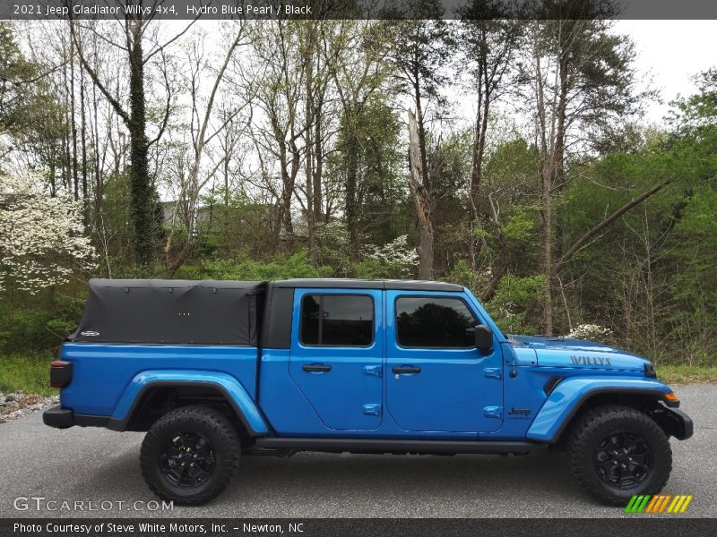 Hydro Blue Pearl / Black 2021 Jeep Gladiator Willys 4x4