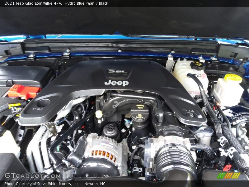 Hydro Blue Pearl / Black 2021 Jeep Gladiator Willys 4x4