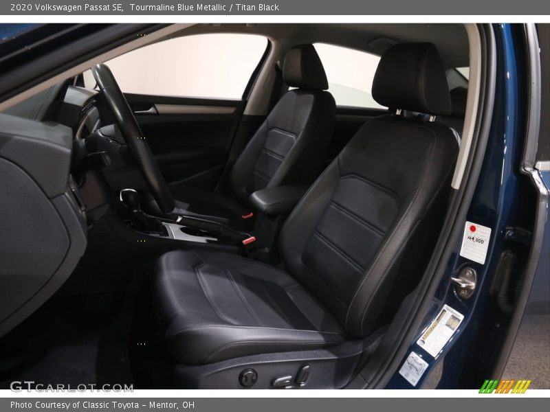 Tourmaline Blue Metallic / Titan Black 2020 Volkswagen Passat SE
