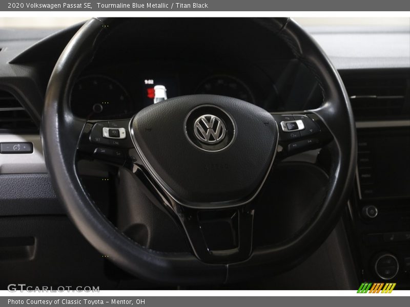 Tourmaline Blue Metallic / Titan Black 2020 Volkswagen Passat SE