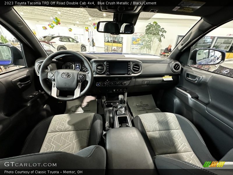 Blue Crush Metallic / Black/Cement 2023 Toyota Tacoma TRD Off Road Double Cab 4x4
