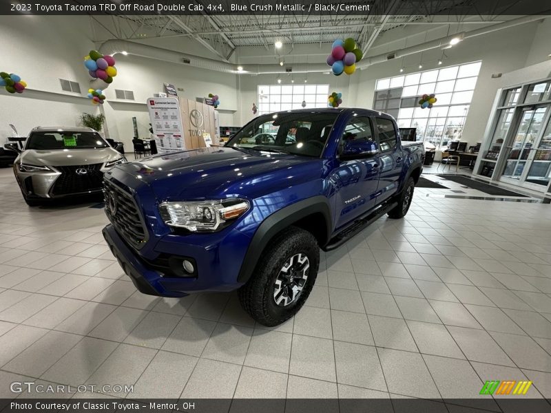 Blue Crush Metallic / Black/Cement 2023 Toyota Tacoma TRD Off Road Double Cab 4x4