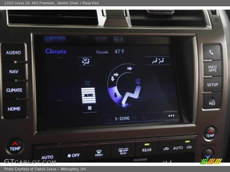 Controls of 2020 GX 460 Premium