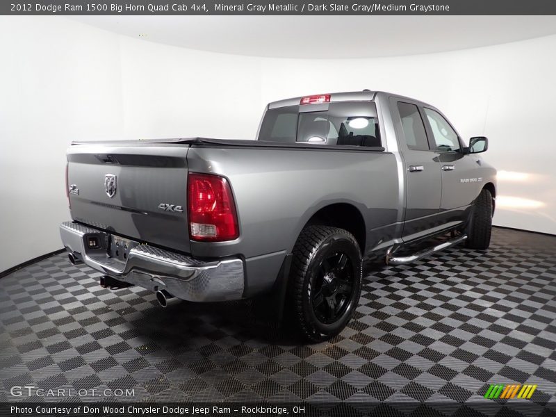 Mineral Gray Metallic / Dark Slate Gray/Medium Graystone 2012 Dodge Ram 1500 Big Horn Quad Cab 4x4