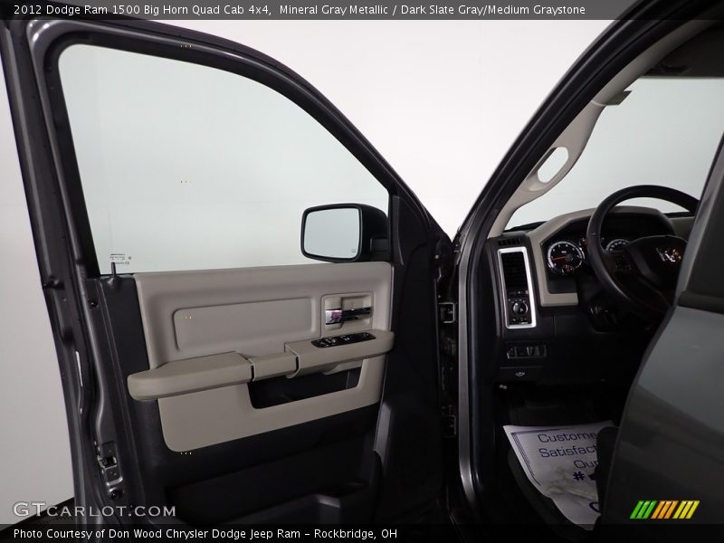 Mineral Gray Metallic / Dark Slate Gray/Medium Graystone 2012 Dodge Ram 1500 Big Horn Quad Cab 4x4