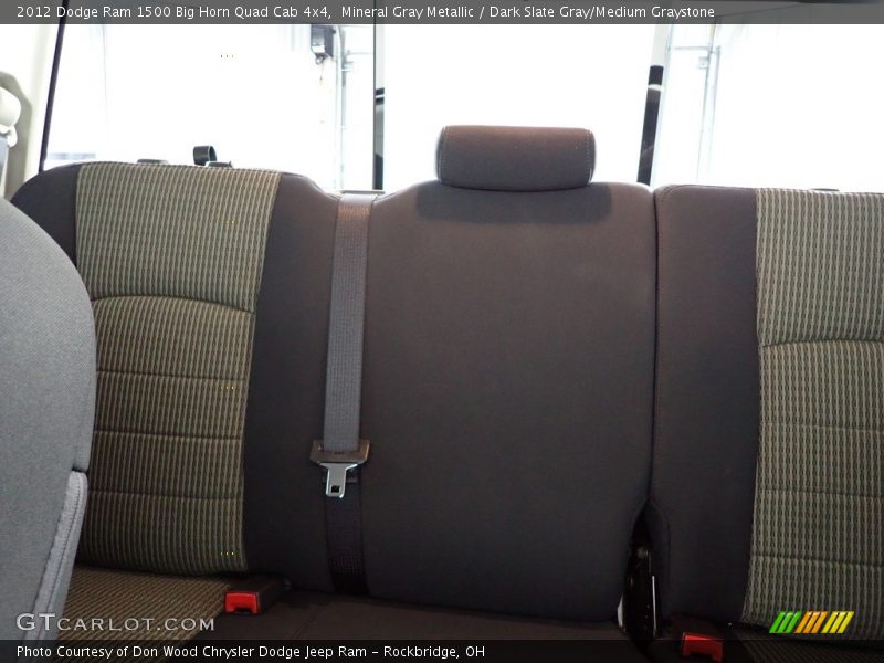 Mineral Gray Metallic / Dark Slate Gray/Medium Graystone 2012 Dodge Ram 1500 Big Horn Quad Cab 4x4