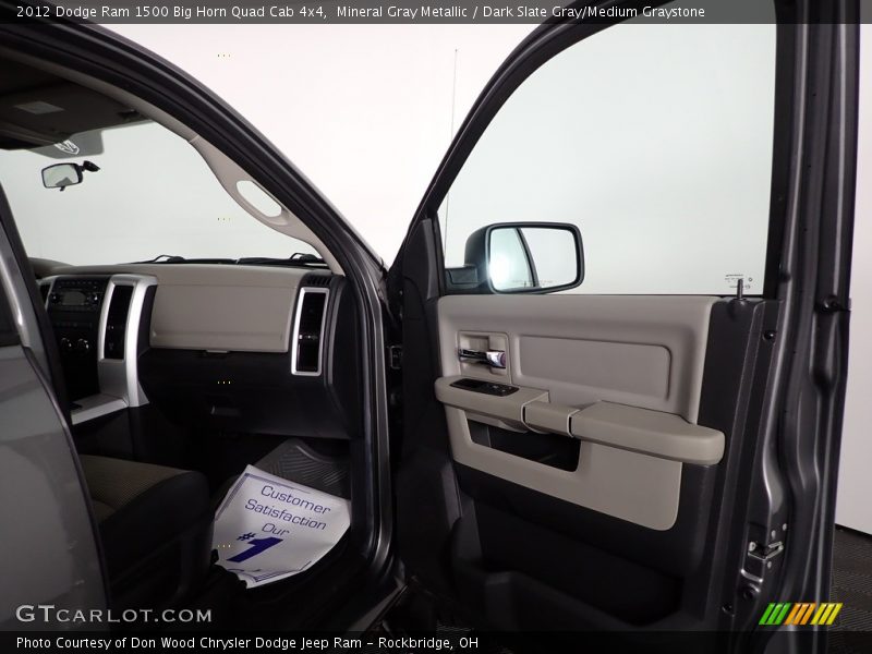 Mineral Gray Metallic / Dark Slate Gray/Medium Graystone 2012 Dodge Ram 1500 Big Horn Quad Cab 4x4