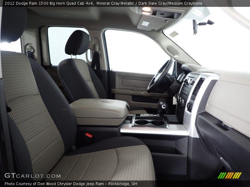Mineral Gray Metallic / Dark Slate Gray/Medium Graystone 2012 Dodge Ram 1500 Big Horn Quad Cab 4x4