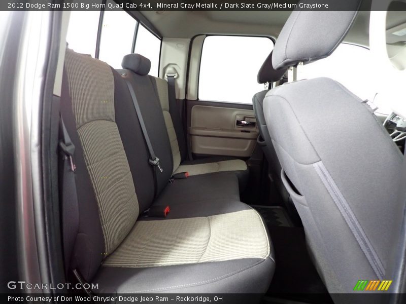 Mineral Gray Metallic / Dark Slate Gray/Medium Graystone 2012 Dodge Ram 1500 Big Horn Quad Cab 4x4
