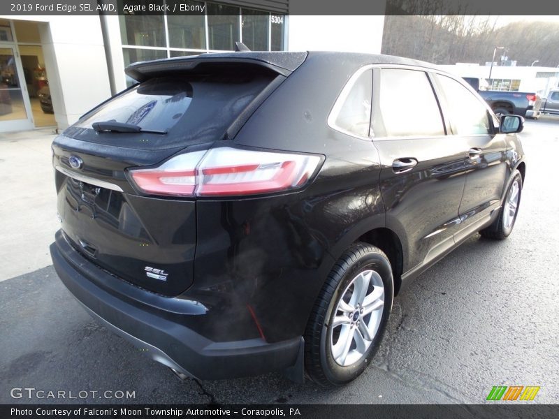 Agate Black / Ebony 2019 Ford Edge SEL AWD