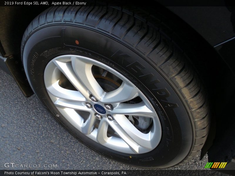 Agate Black / Ebony 2019 Ford Edge SEL AWD