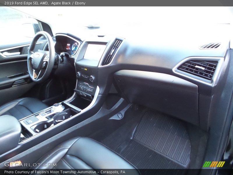 Agate Black / Ebony 2019 Ford Edge SEL AWD