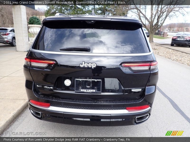 Diamond Black Crystal Pearl / Black 2021 Jeep Grand Cherokee L Summit Reserve 4x4