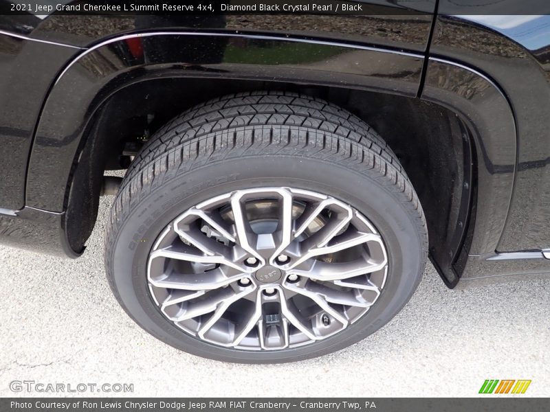 Diamond Black Crystal Pearl / Black 2021 Jeep Grand Cherokee L Summit Reserve 4x4