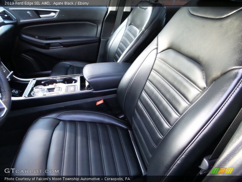 Agate Black / Ebony 2019 Ford Edge SEL AWD