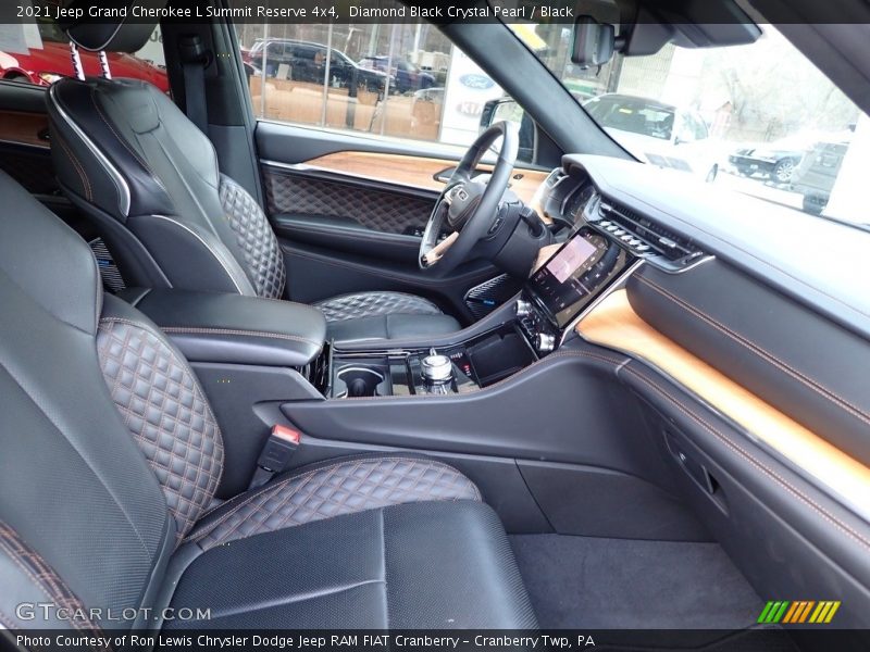 Diamond Black Crystal Pearl / Black 2021 Jeep Grand Cherokee L Summit Reserve 4x4