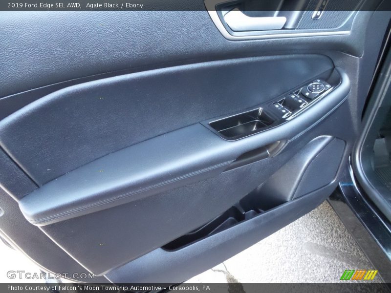 Agate Black / Ebony 2019 Ford Edge SEL AWD