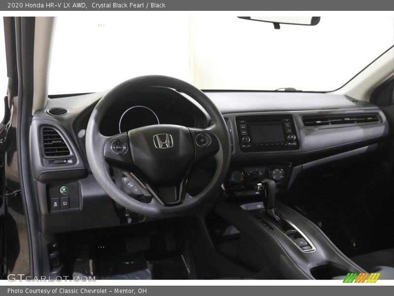 Crystal Black Pearl / Black 2020 Honda HR-V LX AWD