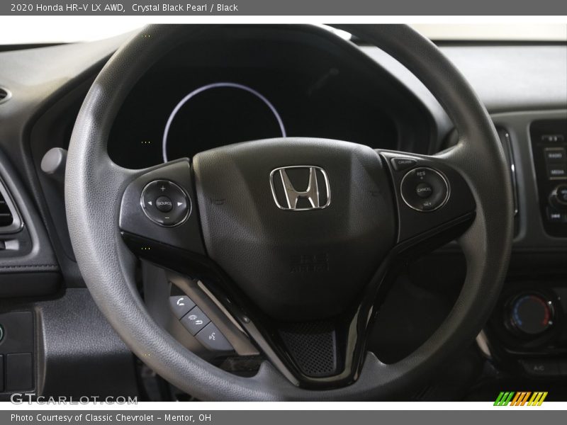 Crystal Black Pearl / Black 2020 Honda HR-V LX AWD