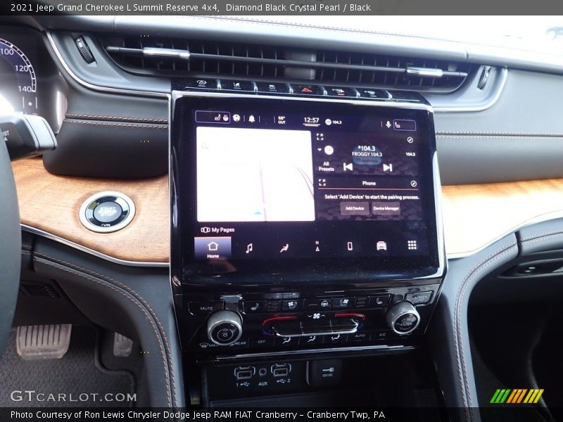 Diamond Black Crystal Pearl / Black 2021 Jeep Grand Cherokee L Summit Reserve 4x4