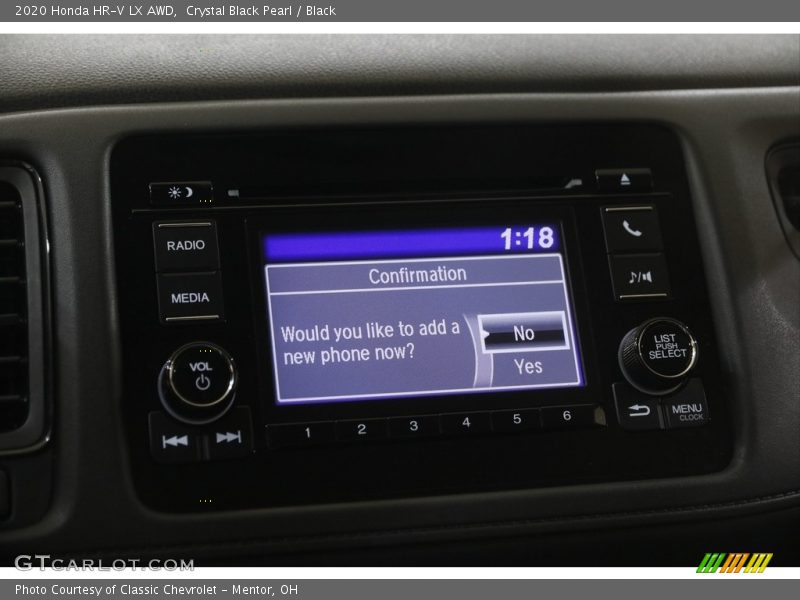 Crystal Black Pearl / Black 2020 Honda HR-V LX AWD