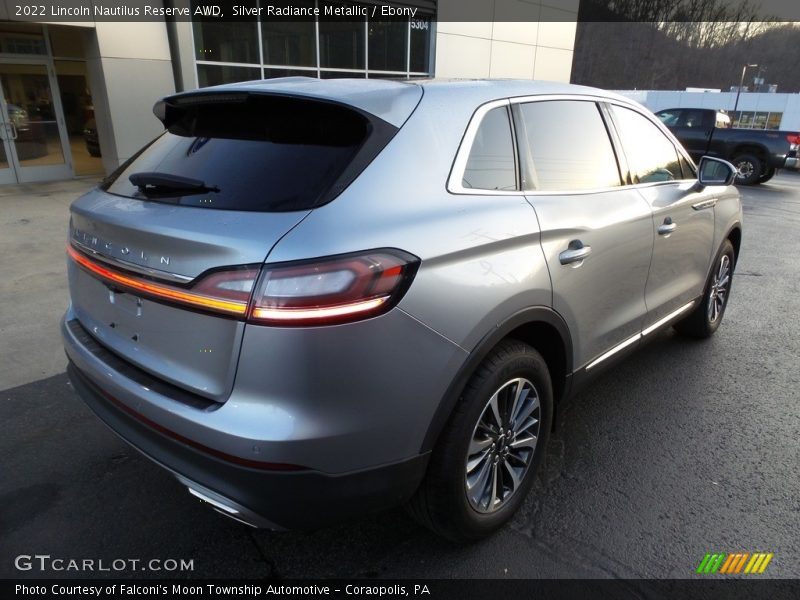 Silver Radiance Metallic / Ebony 2022 Lincoln Nautilus Reserve AWD